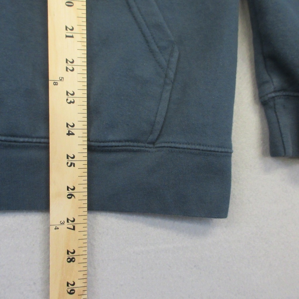 RVCA Hoodie Mens M Blue-Green Balance of Opposites Fleece Pullover Surf Skate - Picture 6 of 8